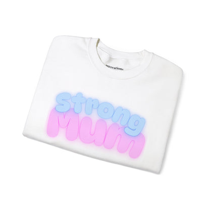 Strong Mum Unisex Crewneck Sweatshirt | Cozy Gift for Moms