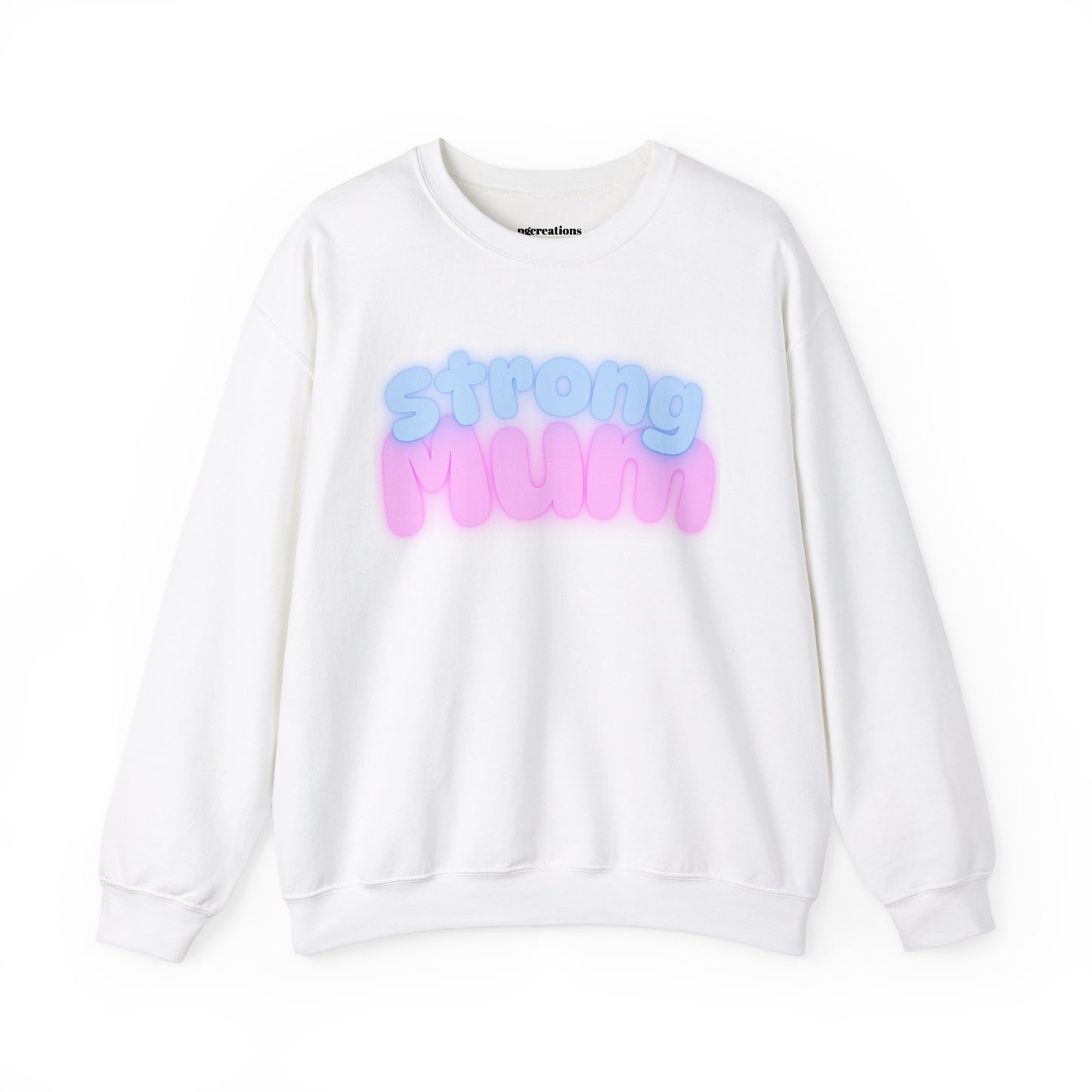 Strong Mum Unisex Crewneck Sweatshirt | Cozy Gift for Moms